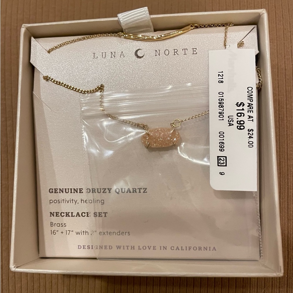 Druzy Quartz Necklace